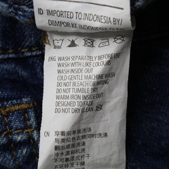 Cotton On Mid Rise Frayed Denim Shorts 4 - Picture 11 of 11